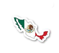 Mexico S214609 - Pegatinas de paisaje con bandera de México (3 unidades)
