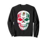 Mexico Skull Patriotic Mexican Aztec Day of the Dead Sudadera