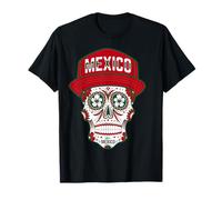 México Sugar Skull Mexican Heritage Cinco de Mayo Tequila Camiseta