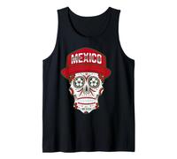 México Sugar Skull Mexican Heritage Cinco de Mayo Tequila Camiseta sin Mangas