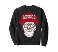 Mexico Sugar Skull Patriotic Mexican Sudadera