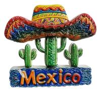 Mexico Tourist Souvenirs - Imanes de nevera 3D para decoración de nevera
