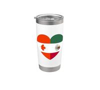 Mexico y Canada United in Roots Vaso térmico de acero inoxidable de doble pared