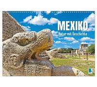 Mexiko: Natur mit Geschichte (Wandkalender 2026 DIN A3 quer), CALVENDO Monatskalender: Monumente der Maya und Naturerlebnisse wie die Wasserfälle Agua Azul, das alles ist Mexiko