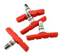 MEXITAL 2 Pares V-Brake Zapatas Freno 70mm Symmetric I para Shimano, Tektro, Avid, Sram, XLC etc I Alto Rendimiento I Durable & Ajuste V Pastillas de Freno Bicicleta