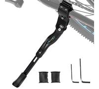 MEXITAL caballetes para Bicicletas, 4cm Altura Ajustable y Durable, Universal Soporte de Bicicleta Aleación de Aluminio Adapta a 24-28 Pulgadas MTB Montaña, Carretera Bicicleta, Plegable Bici