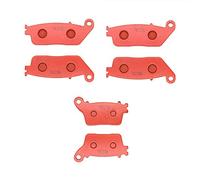 MEXITAL cerámica Pastillas de freno Delanteras + Traseras para CB 600 F Hornet (F7/F8/F9/FA/FB/FC) (07-13) / CBR 600 F (FB/FC) (11-13)