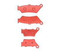 MEXITAL cerámica Pastillas de freno Delanteras + Traseras para F650GS (99-17)/F 700 GS (13-18)/F650ST (97-00)/F 650 Dakar (99-07)/F650CS Scarver (00-07)/F 800 GS Adventure (12-18)/F 800 GT/GTS (08-18）