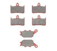 MEXITAL cerámica Pastillas de freno Delanteras + Traseras para Honda CBR 900 R Fireblade (92-97) CB 900 F Hornet (02-07) CB 1000 F (93-97) VTR 1000 F Firestorm (97-06)