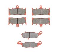 MEXITAL cerámica Pastillas de freno Delanteras + Traseras para VN 1500 P Mean Streak P1/P2 (02-04) VN 1600 Mean Streak B1 (04) / VZ 1600 K4 Marauder/M 1600 Intruder (04)