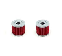 MEXITAL Motocicleta Filtro de Aceite oil filter paquete de 2 para UH200 BURGMAN 200 (2007-2012) AN400 Z BURGMAN 400 (2009-2012) DF15MS 15HP/DF15ES 15HP (2000-2006)