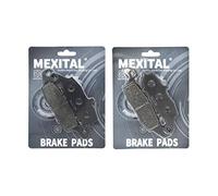 MEXITAL Pastillas de freno Delanteras Izquierdo + Delanteras derecha para GSF 600 Bandit (00-04) GSF 650 Bandit (05-06) SV 400 (00-05) SV 650 (99-18) SFV 650 Gladius (09-15) DL 650 V-Strom (04-20)