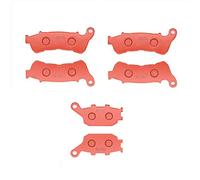 MEXITAL Pastillas de freno Delanteras + Traseras para HONDA NC 700 XA/SA/XD/SD ABS (12-13)/CBF 600 ABS (08-12)/CBR 600 F ABS (11-13)/CBF 1000 (06-10)/CBF 1000 F ABS (10-13)