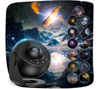 Mexllex Proyector Estrellas Galaxy Star Projector, Luz Noche Dormitorio, 13 Películas HD Mejores Regalos Niños Adultos