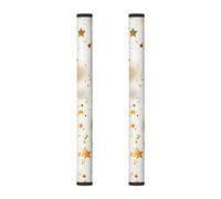 Mexpekil Art Gold Stars - 2 fundas para manija de refrigerador