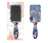 Mexpekil Art Pink Japan Cherry Blossom - Cepillo de pelo desenredante para cabello húmedo y seco, cepillo de masaje con cojín de aire para niñas, mujeres y hombres