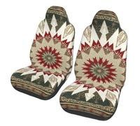 Mexpekil Beautiful Star Mandala - 2 fundas universales para asiento de coche, accesorios interiores para hombres y mujeres
