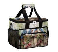 Mexpekil Birds On Board - Lonchera térmica reutilizable para mujeres, hombres y adultos, lonchera térmica grande reutilizable para el trabajo, picnic, actividades al aire libre