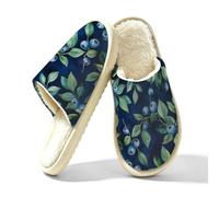 Mexpekil Blueberry Leaves Fruit - Pantuflas de espuma viscoelástica para mujer, multicolor, 41/42 EU