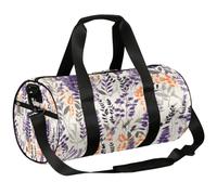 Mexpekil Bolsa de lona con compartimento para zapatos, mochila de viaje impermeable color morado lavanda para fitness, gimnasio, viajes de fin de semana, Lavanda morada