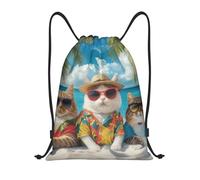 Mexpekil Bolsa de polietileno impermeable con cordón para gafas de sol y playa, para verano, para playa, gimnasio, pequeñas bolsas de cuerda, Gafas de sol de playa de verano para, S, Minimalista
