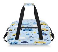 Mexpekil Bolsa de viaje de gimnasio para niñas y niños, bolsa de mano impermeable para deportes, baile, escuela, Cars Stars Clound