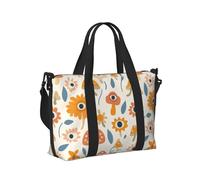 Mexpekil Bolsa de viaje impermeable para deportes, gimnasio, bolsa grande para fin de semana, para mujeres y hombres, Magic Mushroom Eyes, Talla única