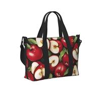 Mexpekil Bolsa de viaje impermeable para deportes, gimnasio, bolsa grande para fin de semana, para mujeres y hombres, Manzanas, Talla única