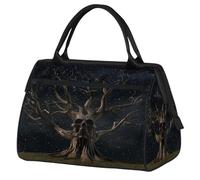 Mexpekil Bolsa de viaje impermeable para gimnasio, fin de semana, bolsa de noche, bolsa grande para equipaje de mano, para mujeres, hombres y niños, Horrible árbol sin hojas
