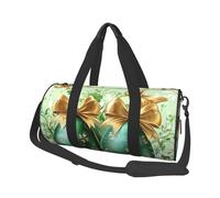 Mexpekil Bolsa de viaje plegable para gimnasio, bolsa de viaje impermeable para mujer y hombre, bolsa de equipaje de mano, bolsa grande para fin de semana, para deportes y baile, Huevos verdes