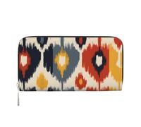 Mexpekil Cartera de piel sintética para mujer con bolsillo para monedas con cremallera, bolso de mano con corazón vago, para mujer, Black, Talla única, Moderno