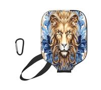 Mexpekil Cool Golden Lion Animal Pickleball - Funda protectora universal de 11.6 x 8.7 pulgadas, funda protectora universal para paletas de pickleball, protección contra arañazos, regalo de tenis de