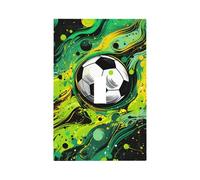 Mexpekil Cubierta de interruptor de luz mágica de fútbol deportivo, 1 banda, cubierta de salida de palanca única, placa de pared decorativa para oficina en casa