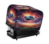 Mexpekil Cubierta para tostadora de 4 rebanadas, accesorios de cocina para estadio de fútbol, protector de tostadora, impermeable, a prueba de polvo, cubierta para máquina de pan