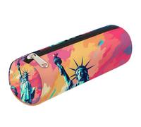 Mexpekil Estatua de colores Liberty - Estuche escolar para niñas, niños, adolescentes, mujeres, estuche para brochas de maquillaje