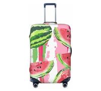 Mexpekil Funda de equipaje a prueba de polvo, funda de maleta de verano, fruta, sandía, acuarela dulce, patrón de dibujos animados, elástico, lavable, protector de maleta, funda de maleta de viaje