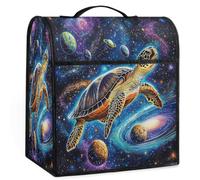Mexpekil Funda para batidora espacial con diseño de tortuga marina de 5 a 8 cuartos de galón, con asa superior y bolsillos, accesorios universales para decoración de electrodomésticos de cocina