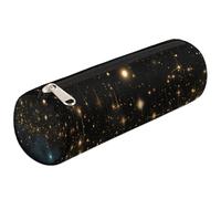 Mexpekil Gold Star - Estuche para lápices, suministros escolares, para niñas, niños, adolescentes, mujeres, bolsa de brochas de maquillaje