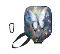 Mexpekil Graffitti Butterfly Art - Funda protectora universal para raqueta de pickleball de 11.6 x 8.7 pulgadas, funda protectora universal para paletas de pickleball, protección contra arañazos