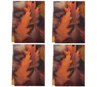 Mexpekil Juego de 4 toallas de mano absorbentes de cocina, lindas hojas de erizo, paños de cocina de secado rápido, paños de cocina multiusos para cocina y hogar