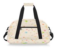 Mexpekil Mexpekil - Bolsa de viaje para gimnasio para niñas y niños, bolsa de mano impermeable para deportes, baile, escuela, Estrella abstracta