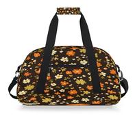 Mexpekil Mexpekil - Bolsa de viaje para gimnasio para niñas y niños, bolsa de mano impermeable para deportes, baile, escuela, Margarita floral linda flor