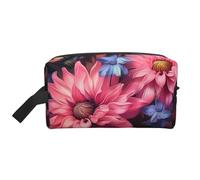 Mexpekil Neceser de viaje para mujeres y hombres, bolsa de lavado impermeable de gran capacidad, bolsa de maquillaje y cosméticos, bolsa organizadora portátil, Art Flowers Butterfly, One Size