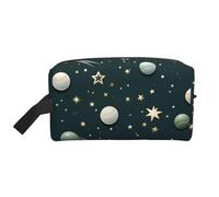 Mexpekil Neceser de viaje para mujeres y hombres, bolsa de lavado impermeable de gran capacidad, bolsa de maquillaje y cosméticos, bolsa organizadora portátil, Galaxy Stars Planet, One Size
