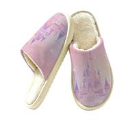 Mexpekil Pantuflas esponjosas para mujeres y hombres, Castillo de estrellas