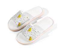 Mexpekil Sliders - Pantuflas de verano para mujer, con puntera abierta, para interiores y exteriores (pollo amarillo Bodian), Bodian Little Yellow Chicken, 37.5/38.5 EU