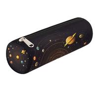 Mexpekil Solar System Universe Space - Estuche para lápices, suministros escolares, bolsa para niñas, niños, adolescentes, mujeres, bolsa de brochas de maquillaje