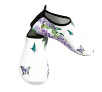Mexpekil Spring Purple Wisteria Butterfly - Zapatos de agua para mujeres y hombres, de secado rápido, antideslizantes, zapatos acuáticos, Mariposa glicina morada primaveral, 41/42 EU