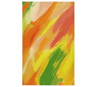 Mexpekil Toalla de cocina decorativa, paño de cocina absorbente con pintura de pincel colorido, paño de cocina para el hogar, cafetería, regalos de inauguración de la casa, 45 x 72 cm