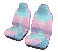 Mexpekil Triangles Mandala - 2 fundas universales para asiento de coche, accesorios interiores para hombres y mujeres